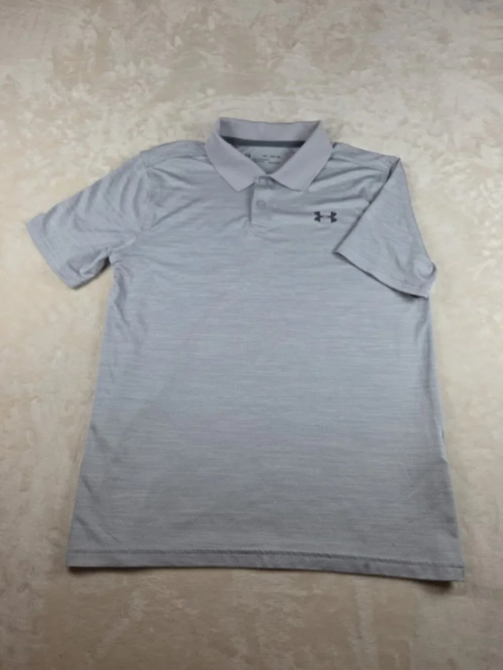Under Armour Youth XL Gray HeatGear Polo Shirt